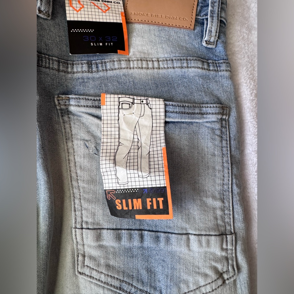 Smoke Rise Mens Distressed Jeans - Picture 9 of 9